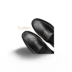 Leathran Premium Black Leather Loafers – Ultimate Comfort & Style - Hill-001BB